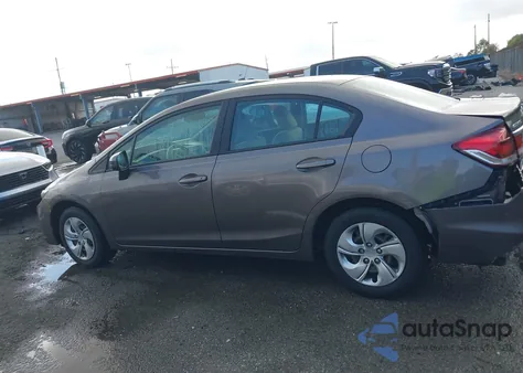 2014 Honda Civic Lx из США, поврежденный, VIN 19XFB2F56EE078557